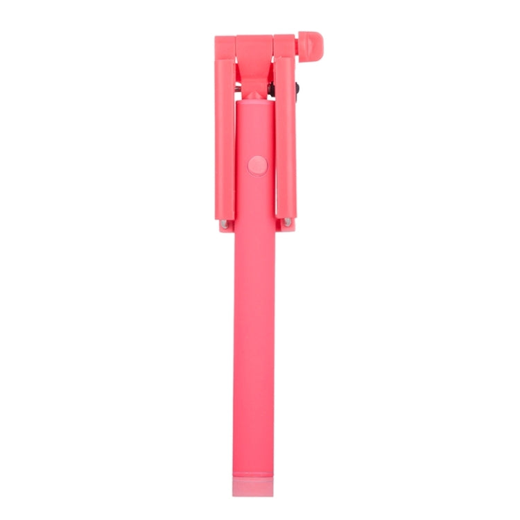 Wire Controlled Metal Selfie Stick Monopod Folding Extendable Plam Handheld Holder for iOS & Android Phone, Folded Length: 16.6cm, Max Extension Length: 63.7cm