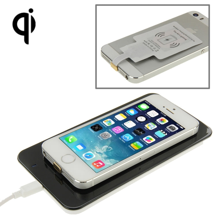 Wireless Charger & 8Pin Wireless Charging Receiver for iPhone 6 Plus / 6 / 5S / 5C / 5