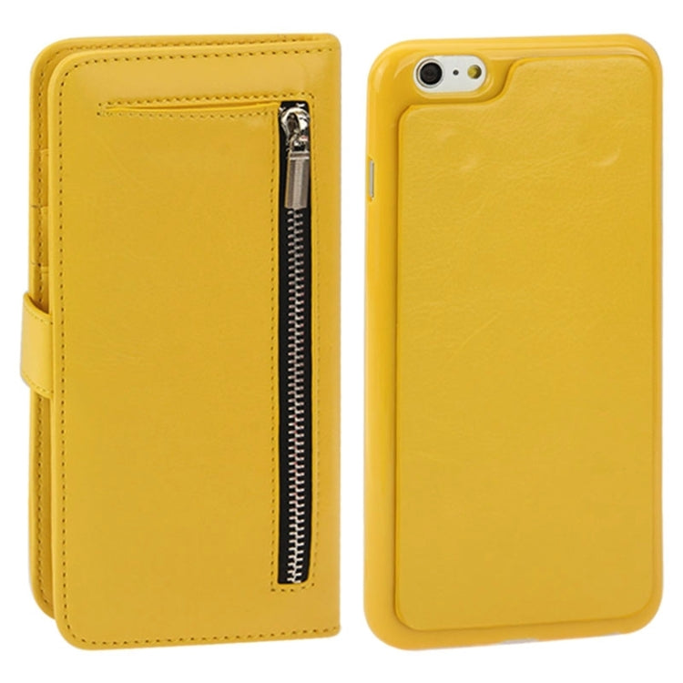 2 in 1 Separable Crazy Horse Texture Wallet Style Flip Leather Case for iPhone 6 & 6S