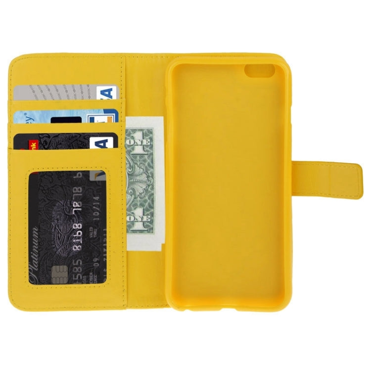 2 in 1 Separable Crazy Horse Texture Wallet Style Flip Leather Case for iPhone 6 & 6S