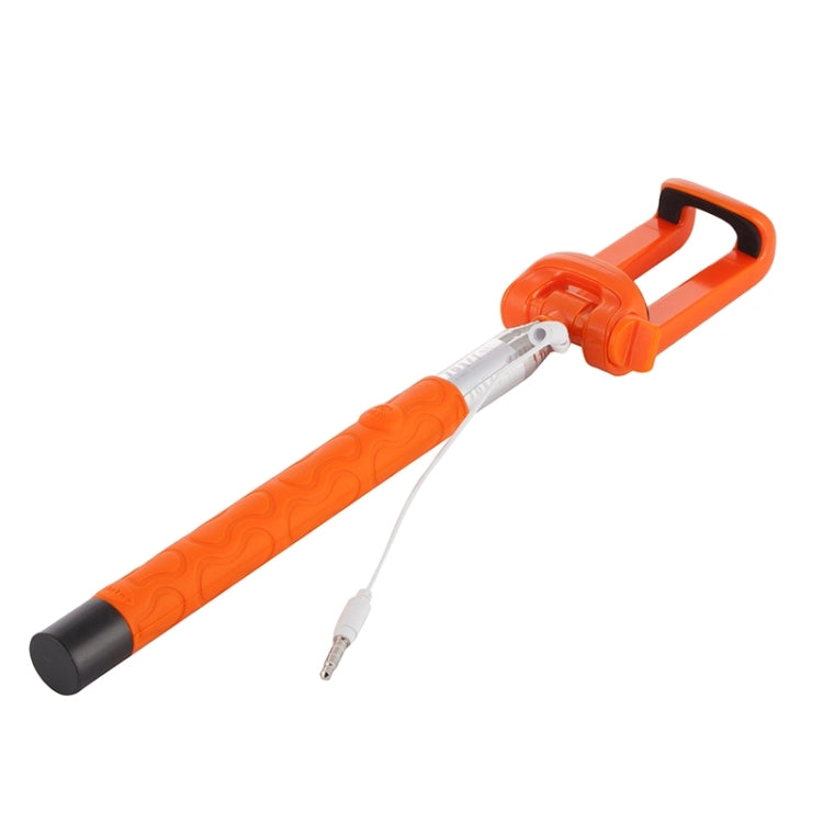 Portable Wire Controlled Selfie Stick Monopod Folding Extendable Handheld Holder, For iPhone, Galaxy, Huawei, Xiaomi, LG, HTC and Other Smart Phones, Folded Length: 22.5cm, Max Extension Length: 105.5cm
