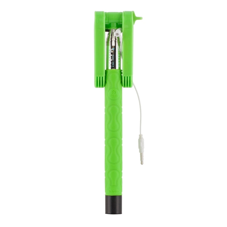 Portable Wire Controlled Selfie Stick Monopod Folding Extendable Handheld Holder, For iPhone, Galaxy, Huawei, Xiaomi, LG, HTC and Other Smart Phones, Folded Length: 22.5cm, Max Extension Length: 105.5cm