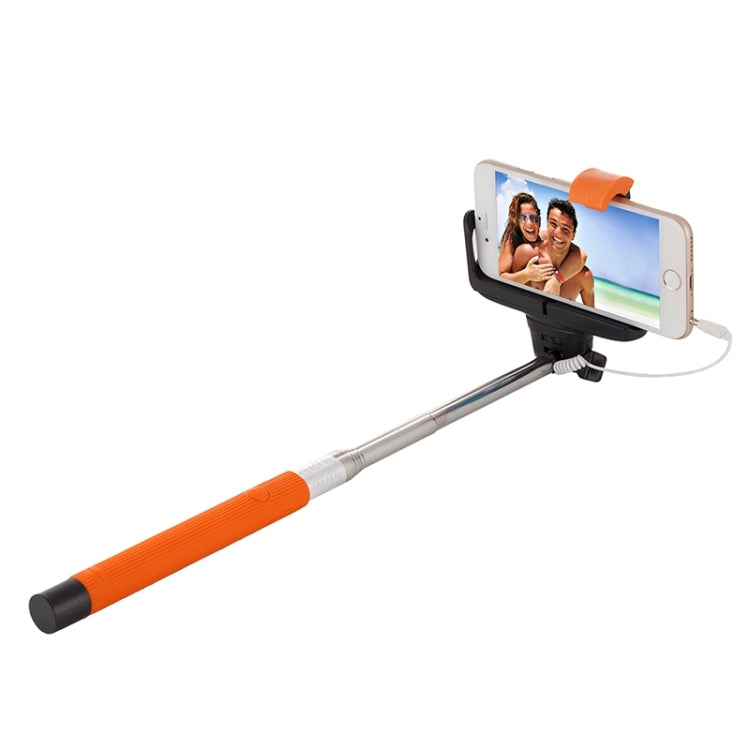 Portable Wire Controlled Selfie Stick Monopod Folding Extendable Handheld Holder with Separable Frame for iOS & Android Phone, Folded Length: 23.4cm, Max Extension Length: 88.6cm