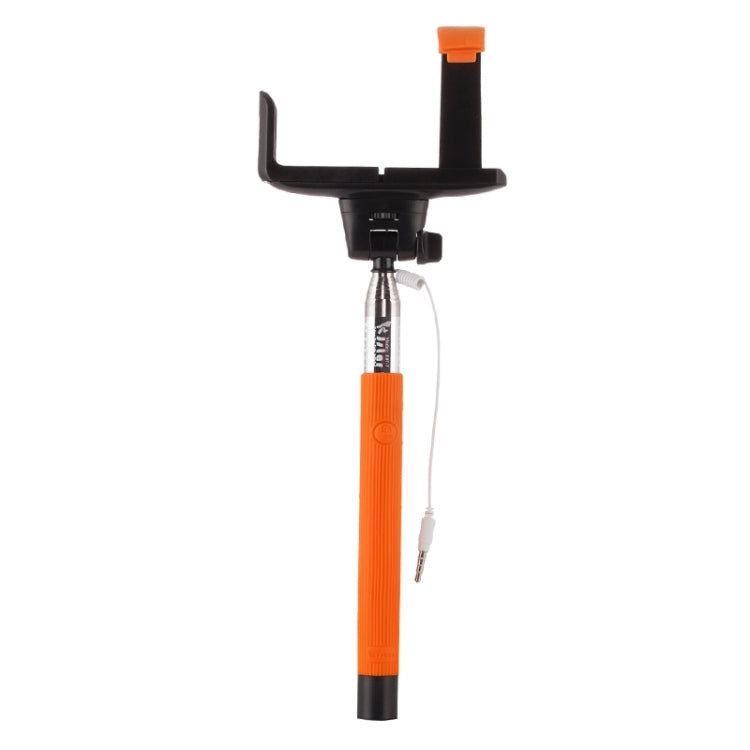 Portable Wire Controlled Selfie Stick Monopod Folding Extendable Handheld Holder with Separable Frame for iOS & Android Phone, Folded Length: 23.4cm, Max Extension Length: 88.6cm