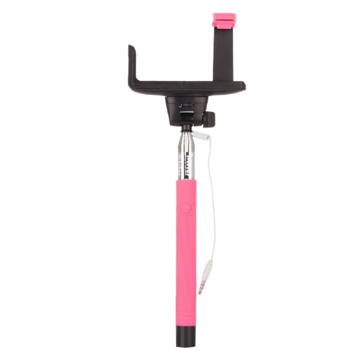 Portable Wire Controlled Selfie Stick Monopod Folding Extendable Handheld Holder with Separable Frame for iOS & Android Phone, Folded Length: 23.4cm, Max Extension Length: 88.6cm