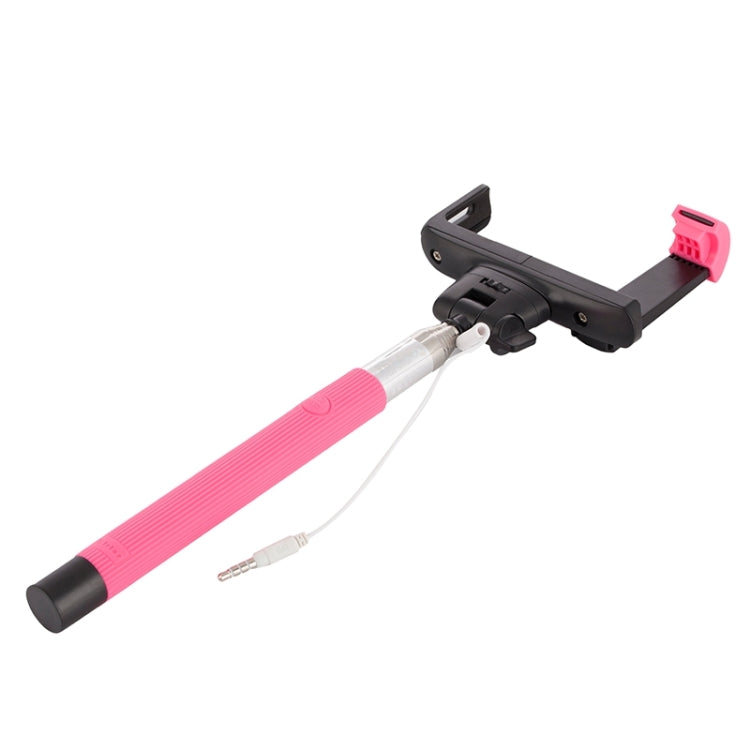 Portable Wire Controlled Selfie Stick Monopod Folding Extendable Handheld Holder with Separable Frame for iOS & Android Phone, Folded Length: 23.4cm, Max Extension Length: 88.6cm