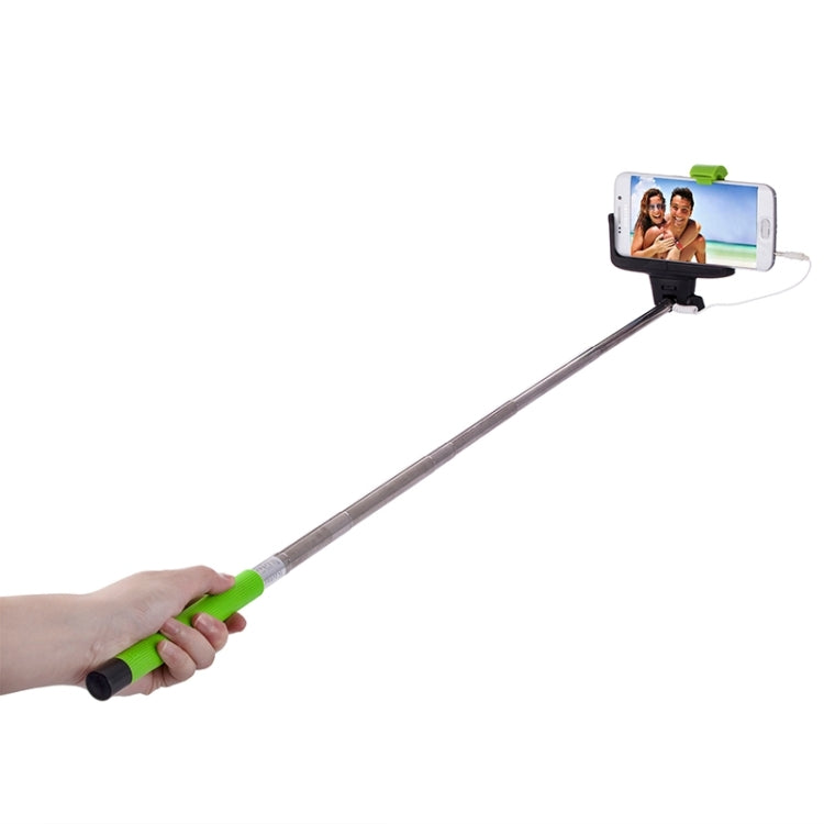 Portable Wire Controlled Selfie Stick Monopod Folding Extendable Handheld Holder with Separable Frame for iOS & Android Phone, Folded Length: 23.4cm, Max Extension Length: 88.6cm