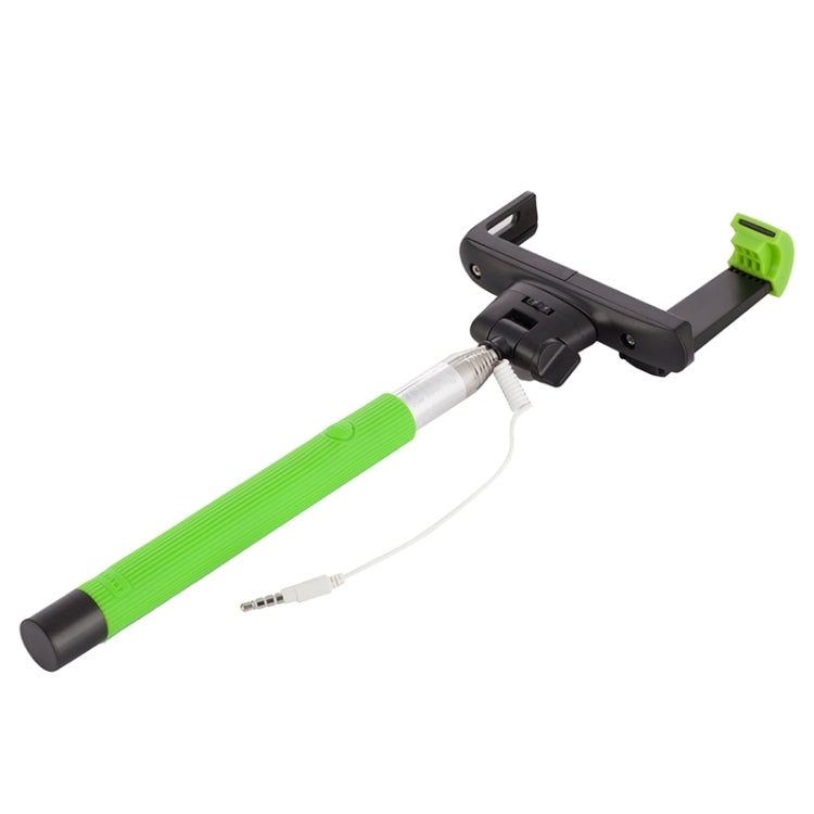 Portable Wire Controlled Selfie Stick Monopod Folding Extendable Handheld Holder with Separable Frame for iOS & Android Phone, Folded Length: 23.4cm, Max Extension Length: 88.6cm