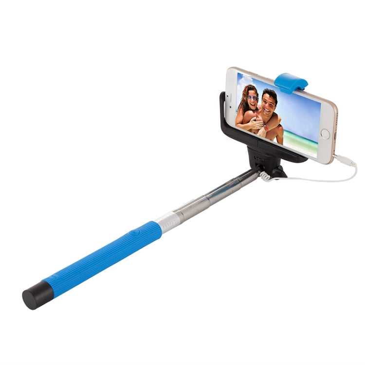 Portable Wire Controlled Selfie Stick Monopod Folding Extendable Handheld Holder with Separable Frame for iOS & Android Phone, Folded Length: 23.4cm, Max Extension Length: 88.6cm