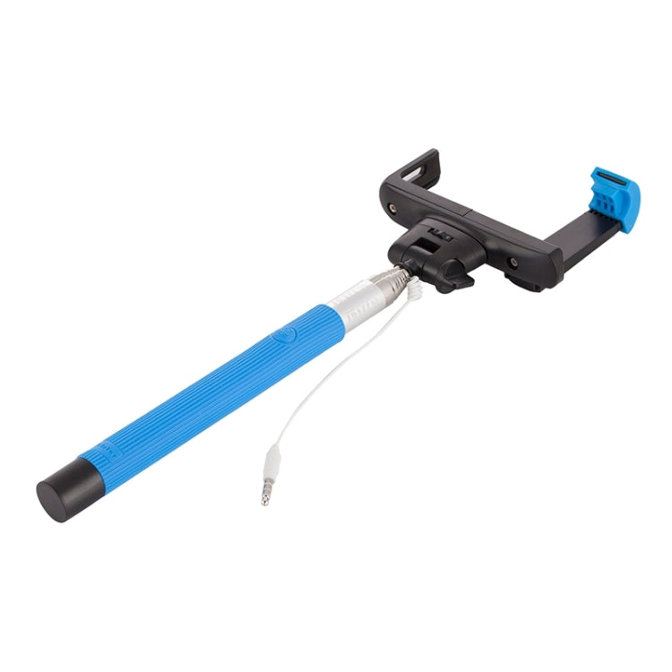 Portable Wire Controlled Selfie Stick Monopod Folding Extendable Handheld Holder with Separable Frame for iOS & Android Phone, Folded Length: 23.4cm, Max Extension Length: 88.6cm