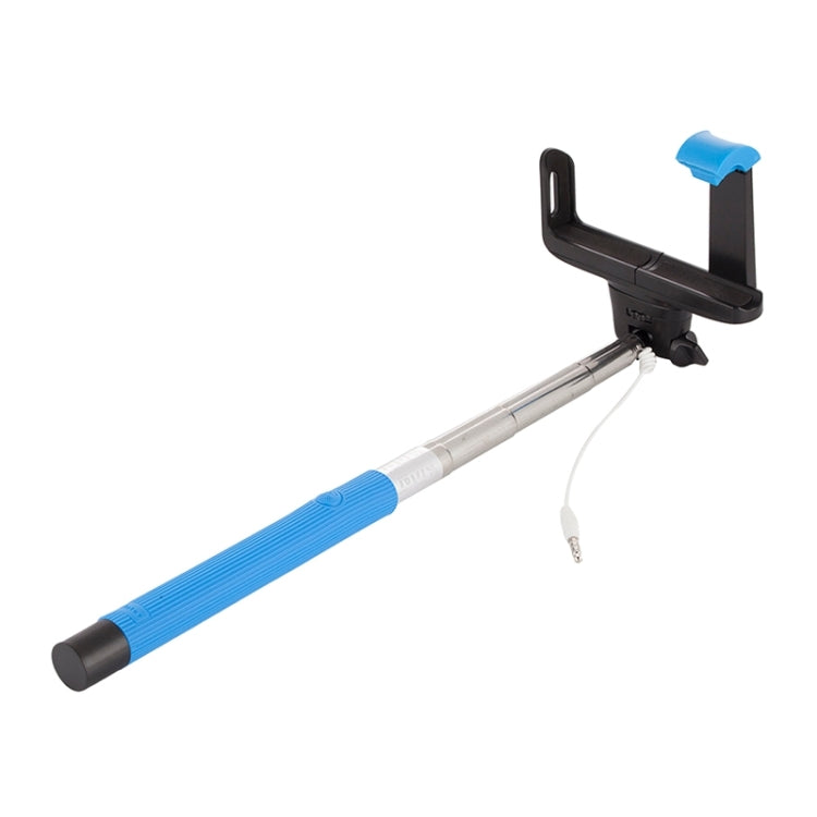 Portable Wire Controlled Selfie Stick Monopod Folding Extendable Handheld Holder with Separable Frame for iOS & Android Phone, Folded Length: 23.4cm, Max Extension Length: 88.6cm