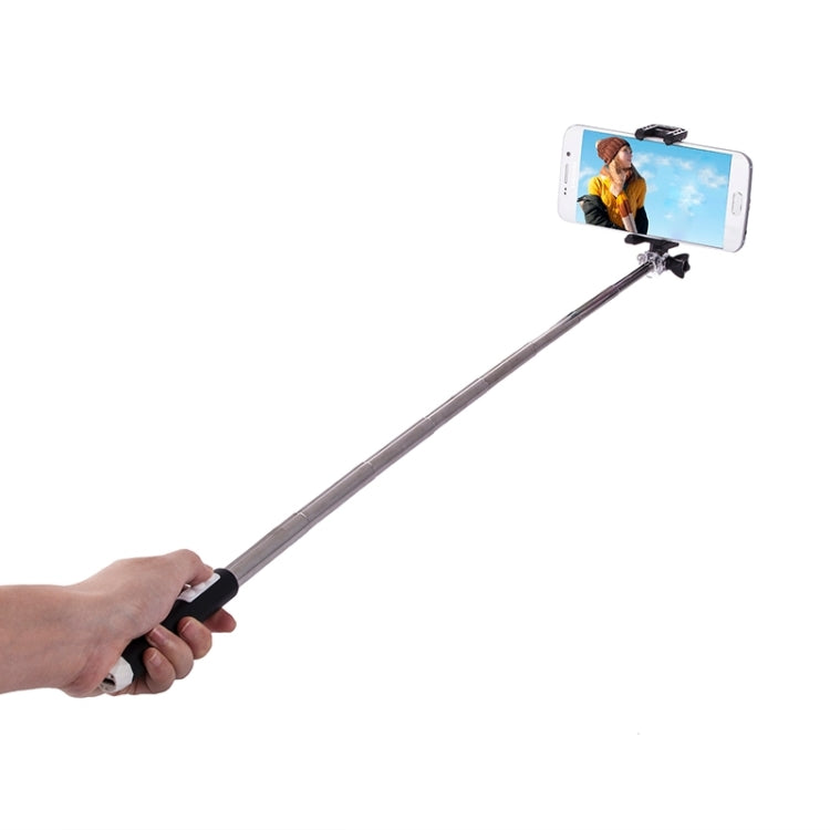 Portable RK-Mini2 Bluetooth Wireless Selfie Stick Monopod Folding Extendable Pocket Handheld Holder for iOS & Android Phone, Folded Length: 13.4cm, Max Extension Length: 73.0cm, Bluetooth Distance: 10m