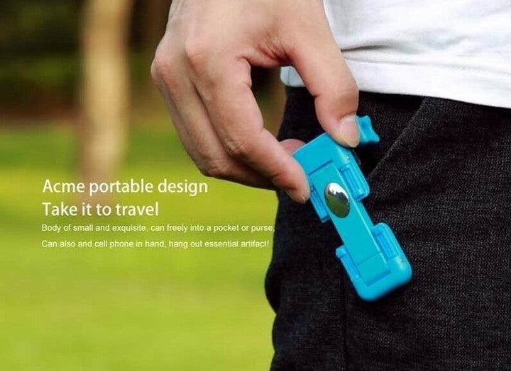Portable RK-Mini2 Bluetooth Wireless Selfie Stick Monopod Folding Extendable Pocket Handheld Holder for iOS & Android Phone, Folded Length: 13.4cm, Max Extension Length: 73.0cm, Bluetooth Distance: 10m