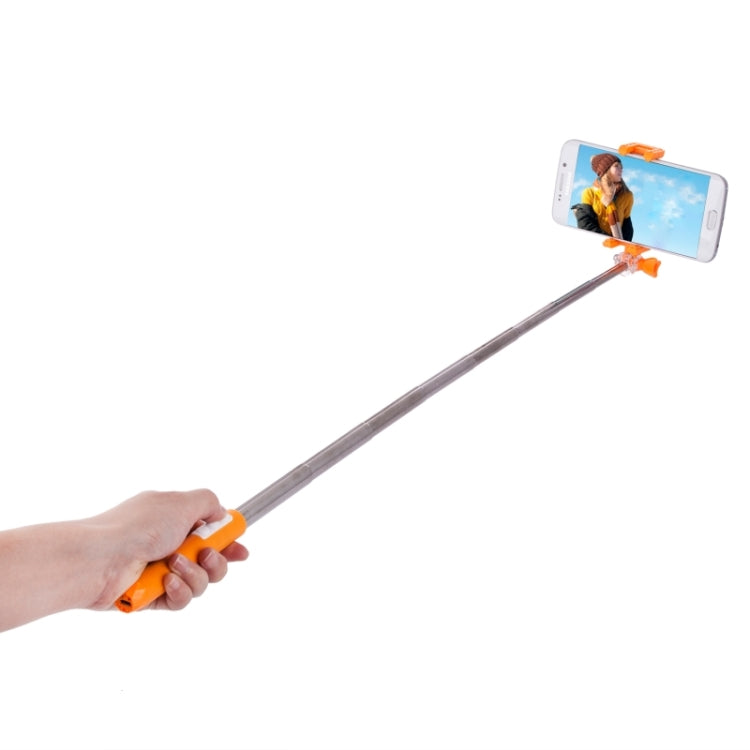 Portable RK-Mini2 Bluetooth Wireless Selfie Stick Monopod Folding Extendable Pocket Handheld Holder for iOS & Android Phone, Folded Length: 13.4cm, Max Extension Length: 73.0cm, Bluetooth Distance: 10m