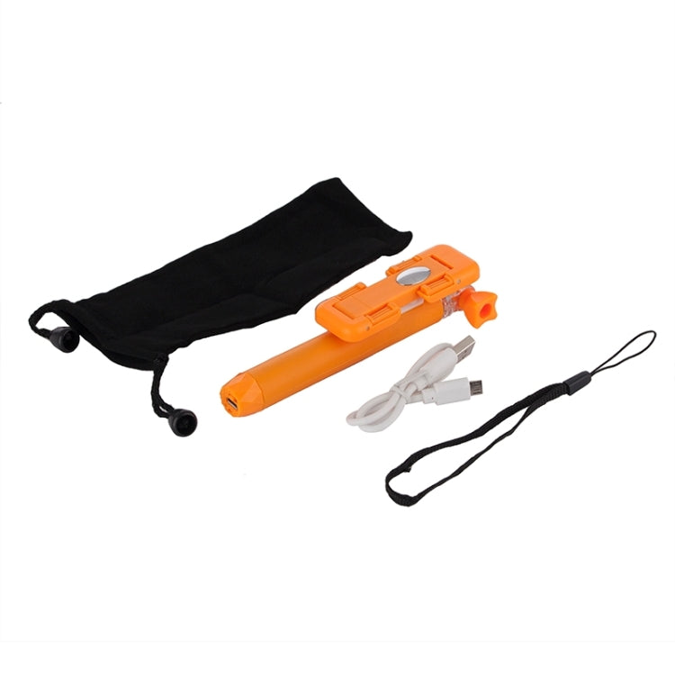Portable RK-Mini2 Bluetooth Wireless Selfie Stick Monopod Folding Extendable Pocket Handheld Holder for iOS & Android Phone, Folded Length: 13.4cm, Max Extension Length: 73.0cm, Bluetooth Distance: 10m
