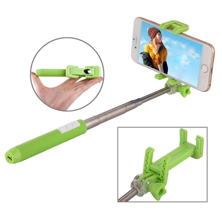 Portable RK-Mini2 Bluetooth Wireless Selfie Stick Monopod Folding Extendable Pocket Handheld Holder for iOS & Android Phone, Folded Length: 13.4cm, Max Extension Length: 73.0cm, Bluetooth Distance: 10m