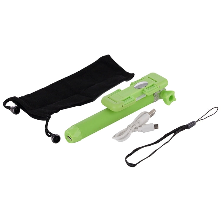 Portable RK-Mini2 Bluetooth Wireless Selfie Stick Monopod Folding Extendable Pocket Handheld Holder for iOS & Android Phone, Folded Length: 13.4cm, Max Extension Length: 73.0cm, Bluetooth Distance: 10m