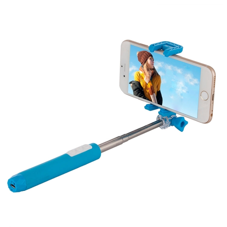 Portable RK-Mini2 Bluetooth Wireless Selfie Stick Monopod Folding Extendable Pocket Handheld Holder for iOS & Android Phone, Folded Length: 13.4cm, Max Extension Length: 73.0cm, Bluetooth Distance: 10m