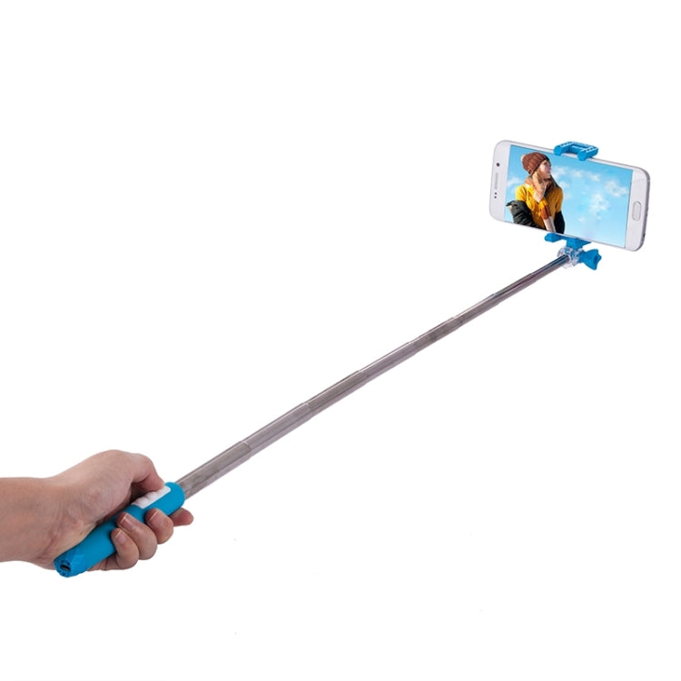 Portable RK-Mini2 Bluetooth Wireless Selfie Stick Monopod Folding Extendable Pocket Handheld Holder for iOS & Android Phone, Folded Length: 13.4cm, Max Extension Length: 73.0cm, Bluetooth Distance: 10m