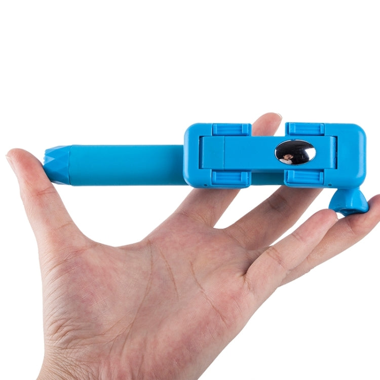 Portable RK-Mini2 Bluetooth Wireless Selfie Stick Monopod Folding Extendable Pocket Handheld Holder for iOS & Android Phone, Folded Length: 13.4cm, Max Extension Length: 73.0cm, Bluetooth Distance: 10m
