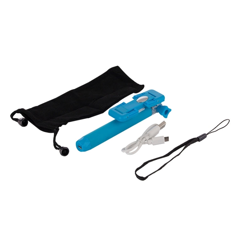 Portable RK-Mini2 Bluetooth Wireless Selfie Stick Monopod Folding Extendable Pocket Handheld Holder for iOS & Android Phone, Folded Length: 13.4cm, Max Extension Length: 73.0cm, Bluetooth Distance: 10m