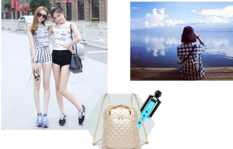 Portable Focusing Bluetooth Wireless Selfie Stick Monopod Folding Extendable Pocket Handheld Holder for iOS & Android Phone, Folded Length: 8.8cm, Max Extension Length: 80.0cm(Black)