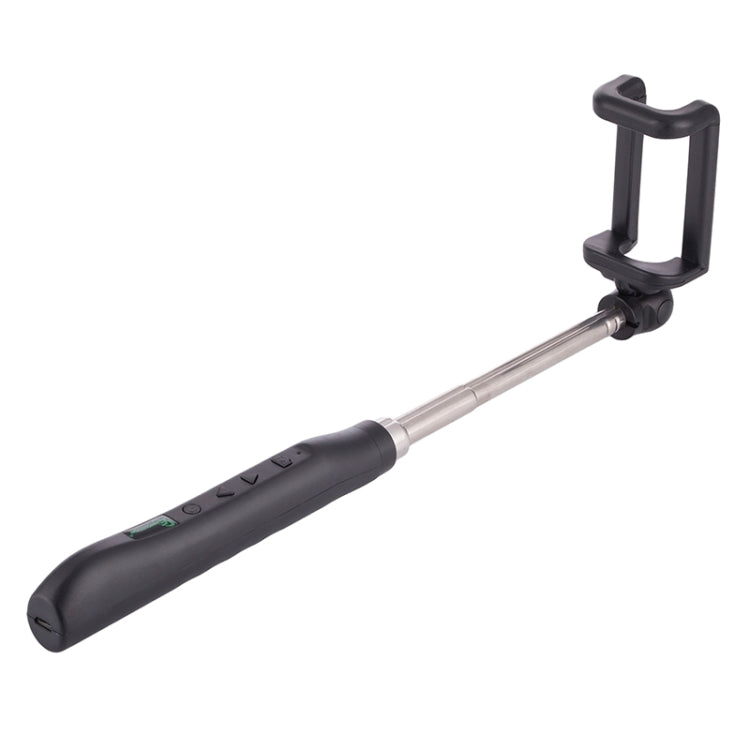 Portable Focusing Bluetooth Wireless Selfie Stick Monopod Folding Extendable Pocket Handheld Holder for iOS & Android Phone, Folded Length: 8.8cm, Max Extension Length: 80.0cm(Black)