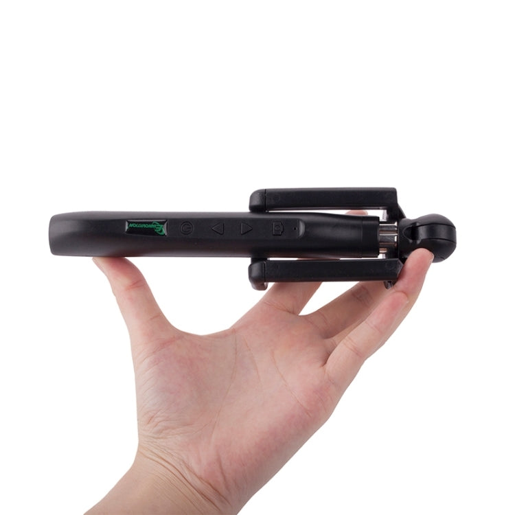 Portable Focusing Bluetooth Wireless Selfie Stick Monopod Folding Extendable Pocket Handheld Holder for iOS & Android Phone, Folded Length: 8.8cm, Max Extension Length: 80.0cm(Black)