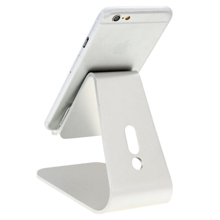 Universal Aluminum Alloy Micro-suction Stand , for iPhone, iPad, Samsung, HTC, LG, Sony, Huawei, Lenovo, Xiaomi, Google, OnePlus and other Smartphones or Tablet PC(Silver)