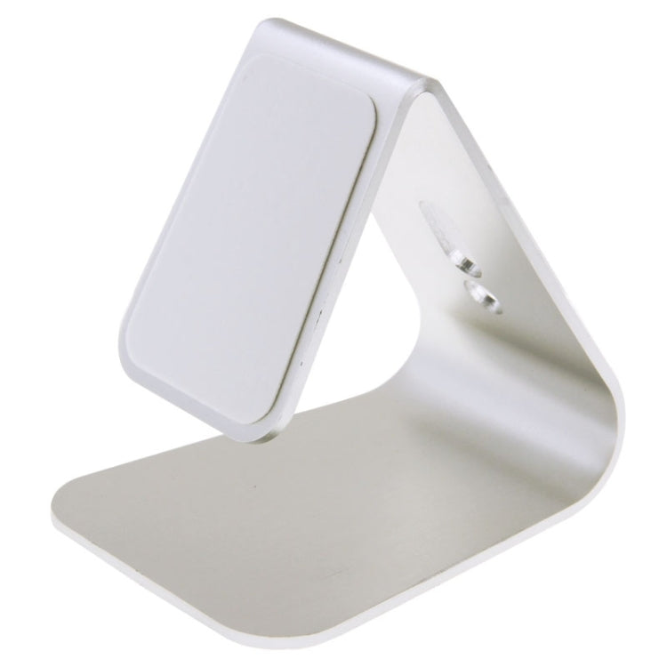 Universal Aluminum Alloy Micro-suction Stand , for iPhone, iPad, Samsung, HTC, LG, Sony, Huawei, Lenovo, Xiaomi, Google, OnePlus and other Smartphones or Tablet PC(Silver)