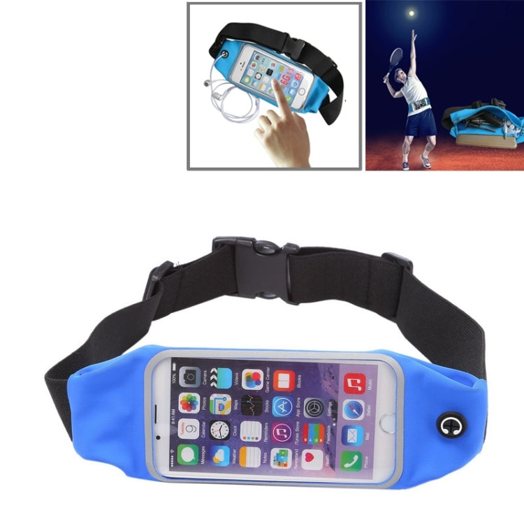 Waterproof Sports Waist Bag Pouch with Earphone Hole for iPhone 6 & 6s
