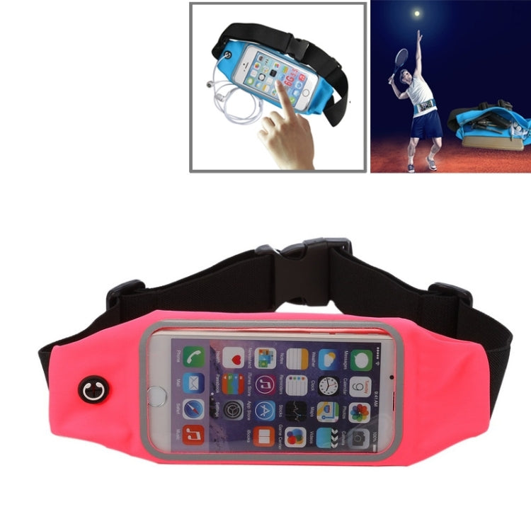 Waterproof Sports Waist Bag Pouch with Earphone Hole for iPhone 6 & 6s