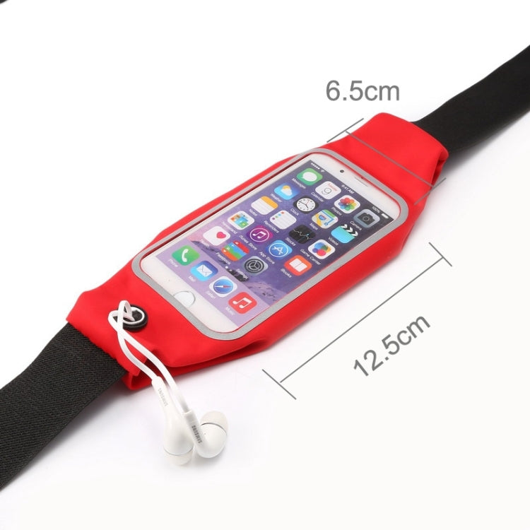 Waterproof Sports Waist Bag Pouch with Earphone Hole for iPhone 6 & 6s