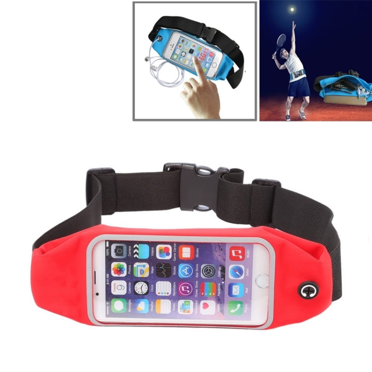Waterproof Sports Waist Bag Pouch with Earphone Hole for iPhone 6 & 6s