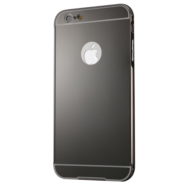 Push-pull Style Metal Plating Bumper Frame + Acrylic Back Cover Combination Case for iPhone 6 & 6s