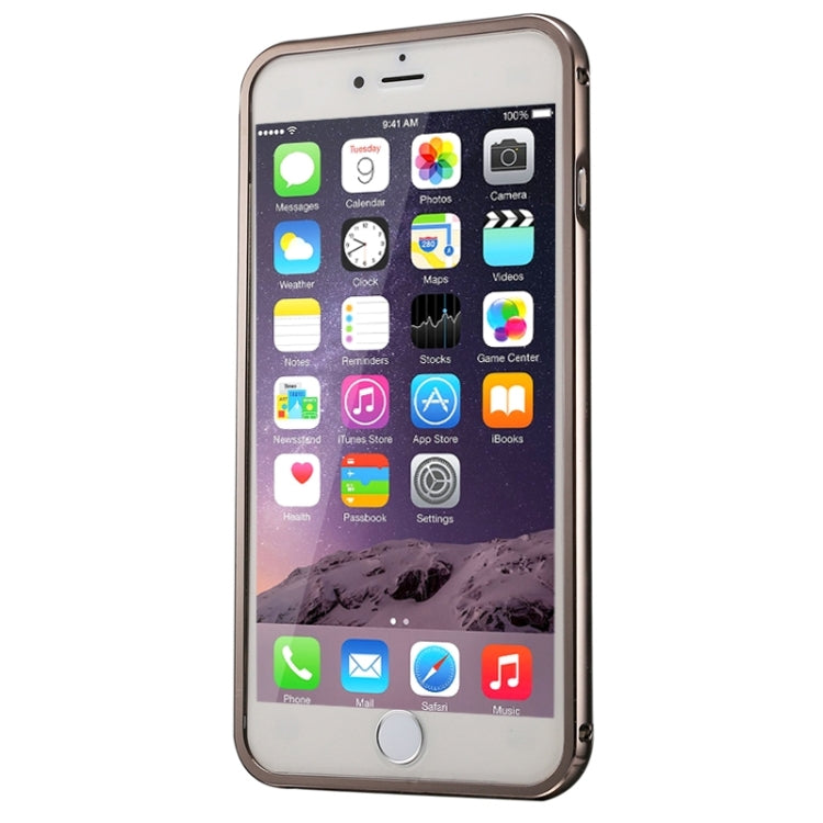 Push-pull Style Metal Plating Bumper Frame + Acrylic Back Cover Combination Case for iPhone 6 & 6s