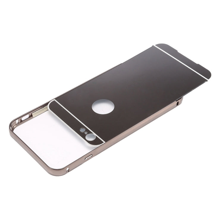 Push-pull Style Metal Plating Bumper Frame + Acrylic Back Cover Combination Case for iPhone 6 & 6s