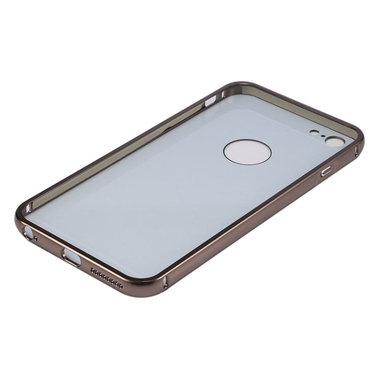 Push-pull Style Metal Plating Bumper Frame + Acrylic Back Cover Combination Case for iPhone 6 & 6s