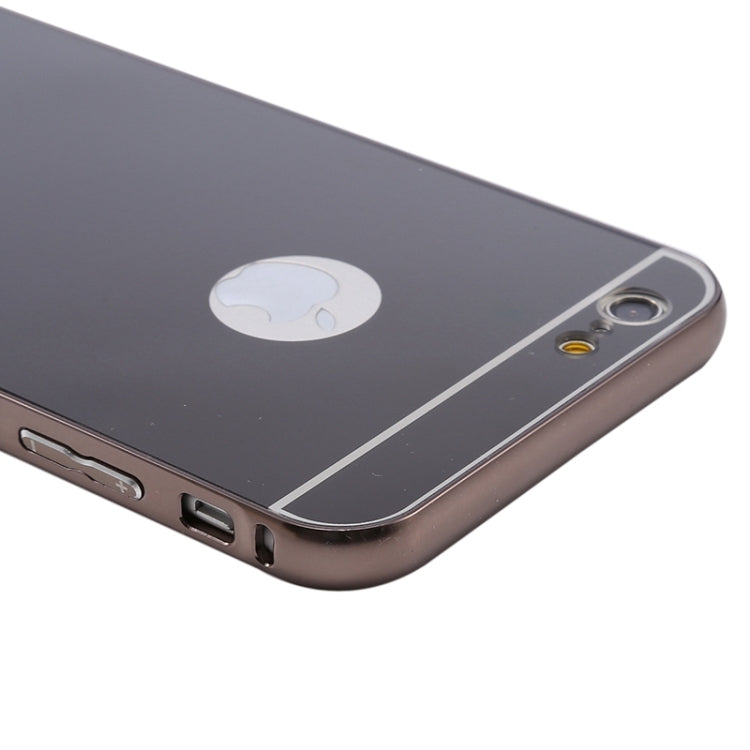 Push-pull Style Metal Plating Bumper Frame + Acrylic Back Cover Combination Case for iPhone 6 & 6s