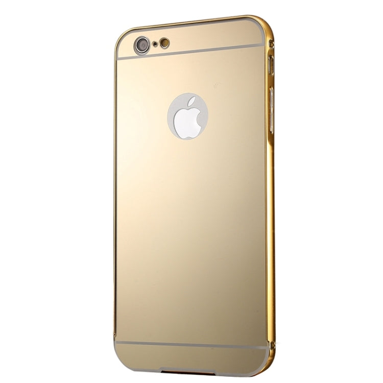 Push-pull Style Metal Plating Bumper Frame + Acrylic Back Cover Combination Case for iPhone 6 & 6s