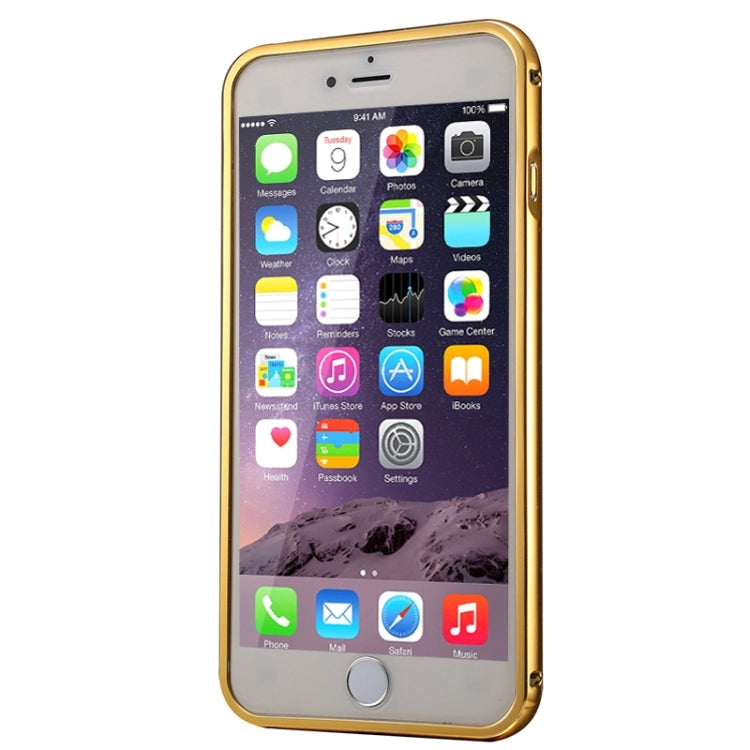Push-pull Style Metal Plating Bumper Frame + Acrylic Back Cover Combination Case for iPhone 6 & 6s