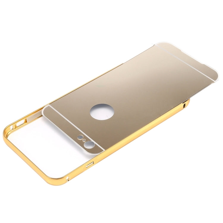 Push-pull Style Metal Plating Bumper Frame + Acrylic Back Cover Combination Case for iPhone 6 & 6s