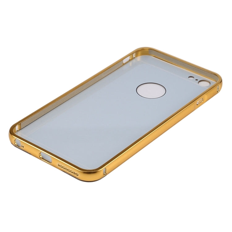 Push-pull Style Metal Plating Bumper Frame + Acrylic Back Cover Combination Case for iPhone 6 & 6s