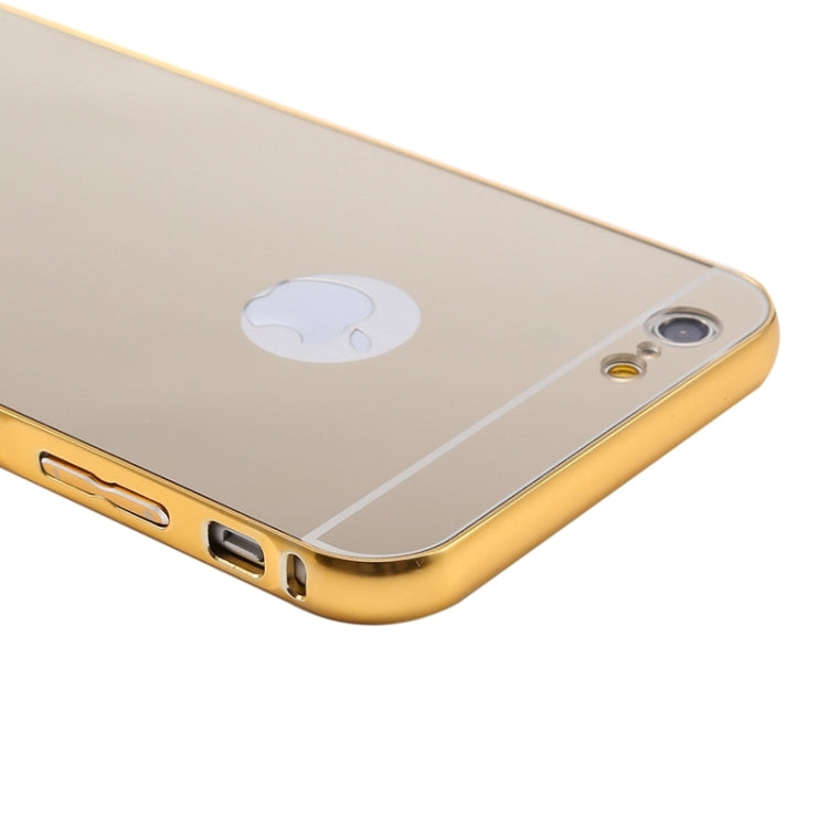 Push-pull Style Metal Plating Bumper Frame + Acrylic Back Cover Combination Case for iPhone 6 & 6s
