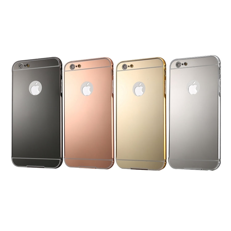Push-pull Style Metal Plating Bumper Frame + Acrylic Back Cover Combination Case for iPhone 6 & 6s