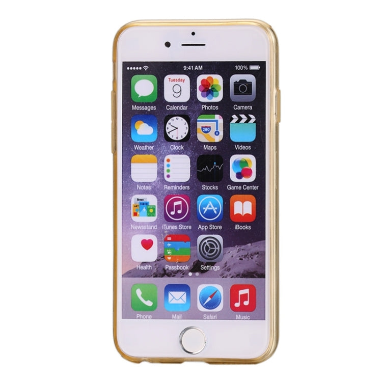 Glitter Powder Acrylic Case with Camera Protection Design for iPhone 6s