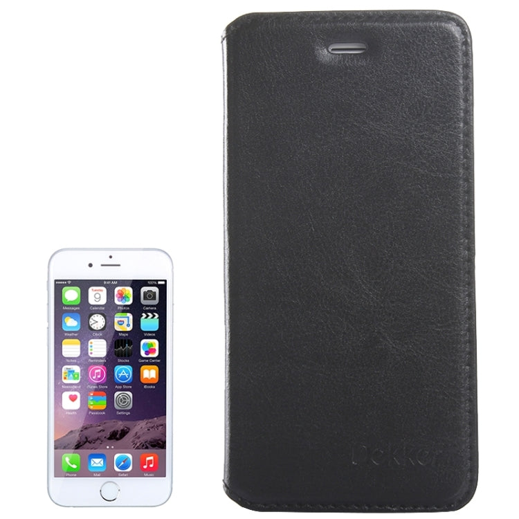 Crazy Horse Texture Horizontal Flip Solid Color Leather Case for iPhone 6 & 6s