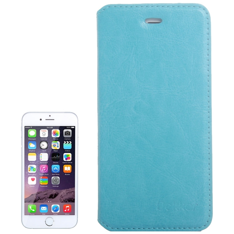 Crazy Horse Texture Horizontal Flip Solid Color Leather Case for iPhone 6 & 6s