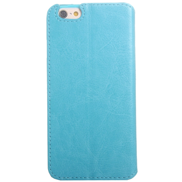 Crazy Horse Texture Horizontal Flip Solid Color Leather Case for iPhone 6 & 6s