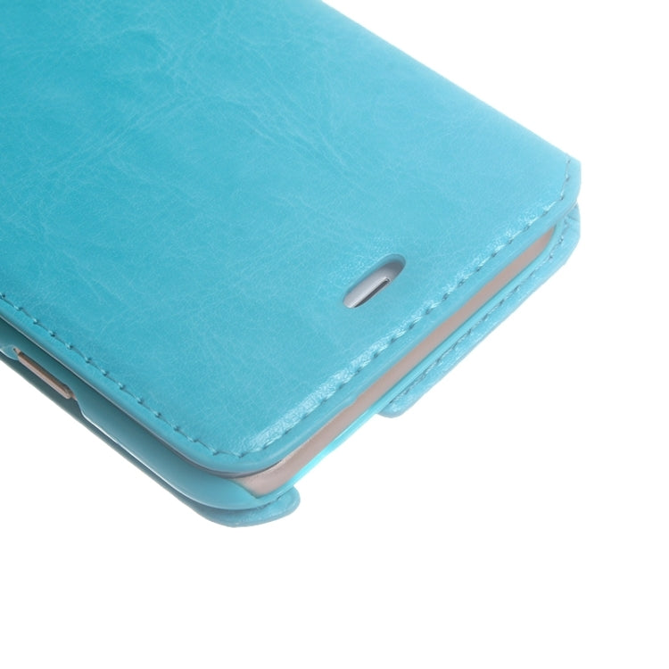 Crazy Horse Texture Horizontal Flip Solid Color Leather Case for iPhone 6 & 6s